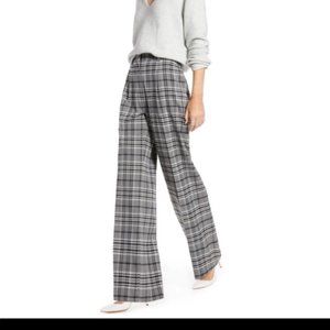 Something Navy Plaid Pants size 00